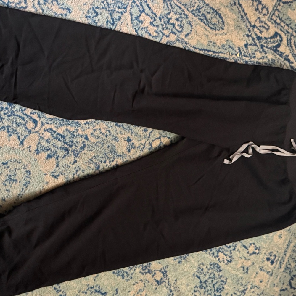 Figs Black Relaxed Fit Scrub Pants